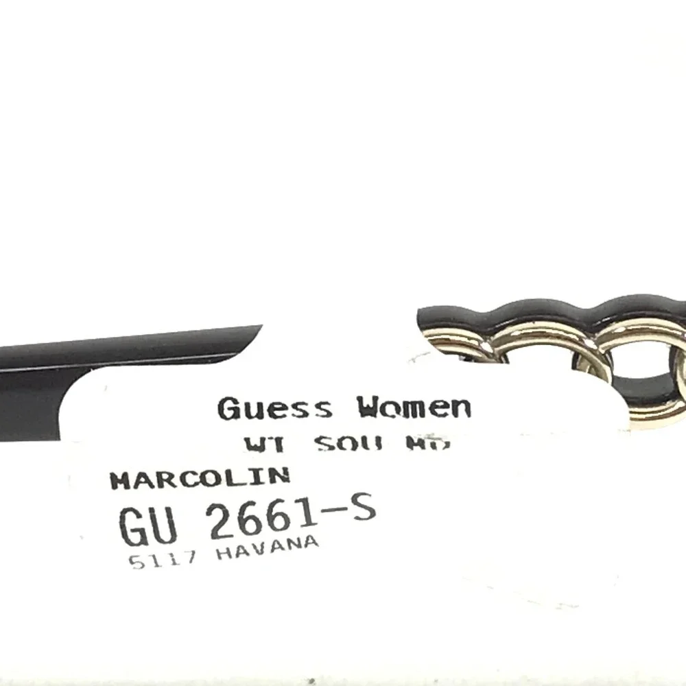 Guess Eyeglasses Frames GU2661-S 052 Brown Tortoise Gold Crystals 51-17-140